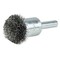 Weiler 1" Circular Flared Crimped Wire End Brush .006" Steel Fill 10033 - alternate 2